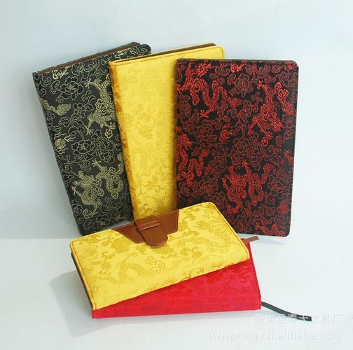 文教办公用品 簿,本,册 练习本 厂家供应各种款式中国风丝绸织锦